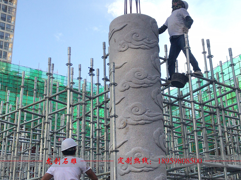 福建省石獅博物館祥云柱制作安裝